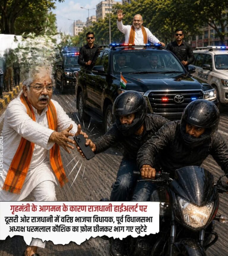 वीआईपी नेता का जेब राजधानी में सुरक्षित नहीं है, तो छत्तीसगढ़ की आम जनता की जेब और जान की सुरक्षा किसके भरोसे है?